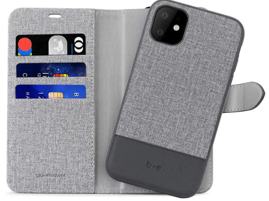 Blu Element 2 in 1 Folio iPhone XR/11 - Grey/Black