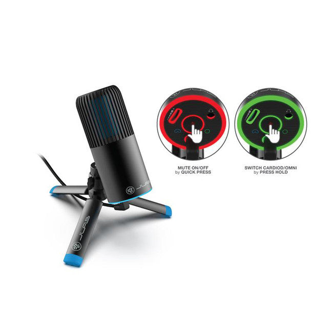 JLab Audio TALK GO Plug and Play USB Microphone