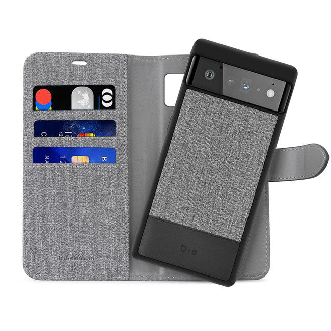 Blu Element 2 in 1 Folio Google Pixel 6 - Gray/Black