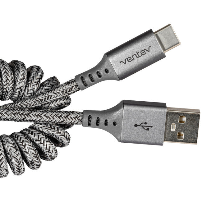 Ventev Helix USB-C Cable 14inch - Grey