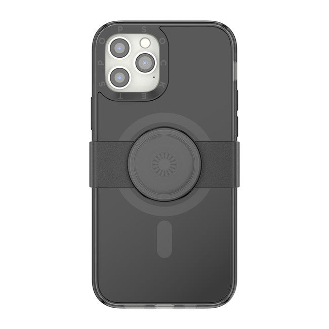 PopSockets PopCase iPhone 12/12 Pro - Black (MagSafe)