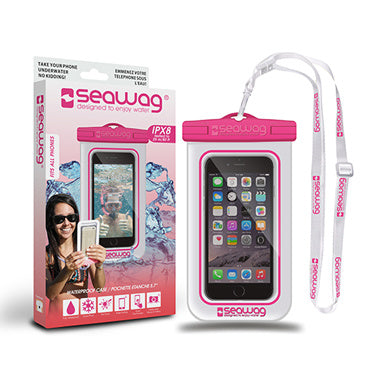 Seawag Universal Waterproof Case - White/Pink