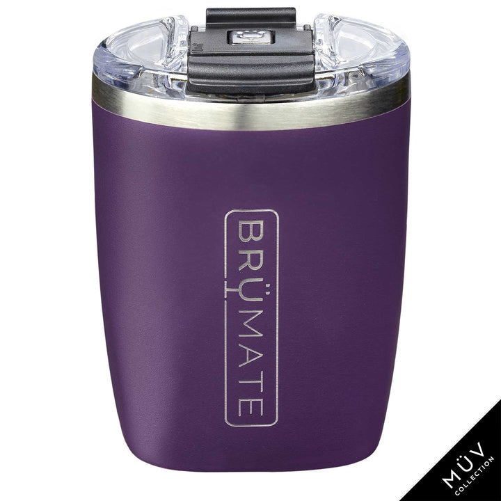 BruMate Rocks MUV Tumbler (12oz) - Amethyst (Old Threaded Lid)