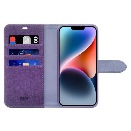 Blu Element iPhone 17e/16e/15/14/13 Folio 2 in 1 Case - Purple Haze