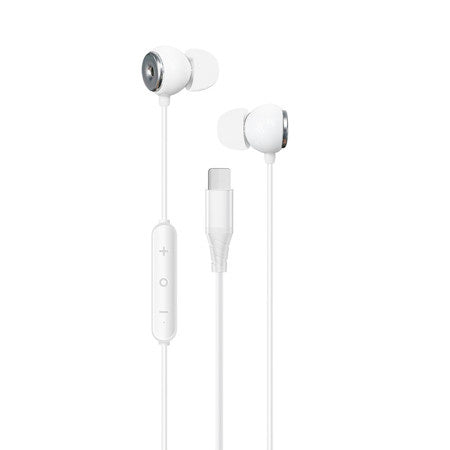 UltraBuds USB-C High Fidelity Earbuds - White