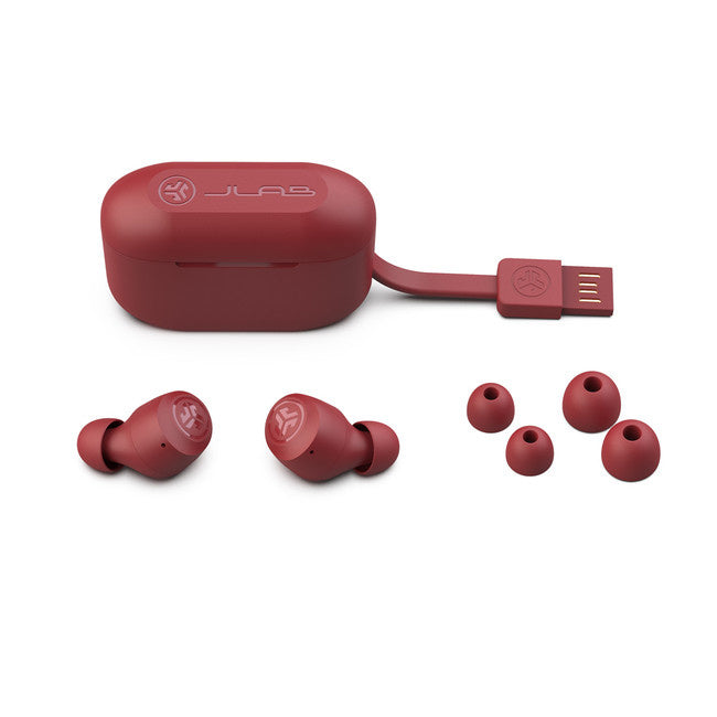 JLab Audio Go Air Pop True Wireless Headphones - Rose