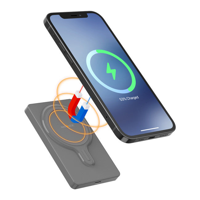 myCharge Maglock Portable Battery w/ Magsafe 3000 mAh - Graphite