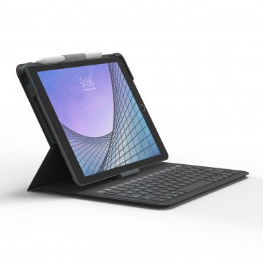ZAGG iPad 7/8/9 10.2" /Pro 10.5/Air 3 Messenger Folio Keyboard Case - Charcoal