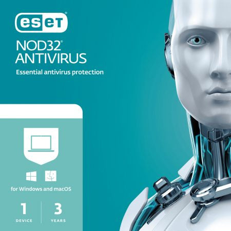 ESET Nod32 Antivirus OEM V10 1-User 3-Year Sleeve BIL