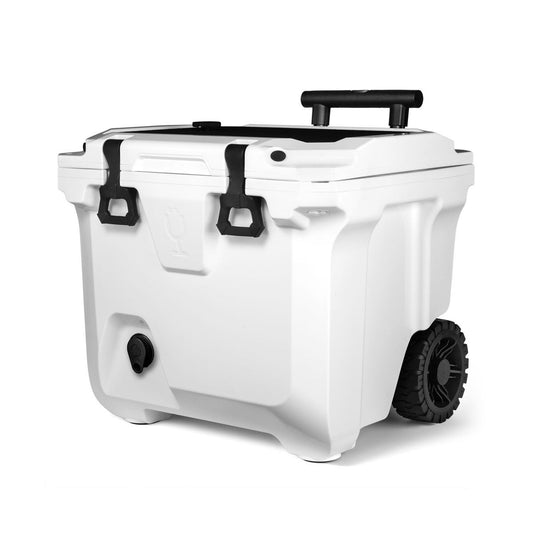 BruMate BruTank Rolling Cooler (35-Quart) - Ice White