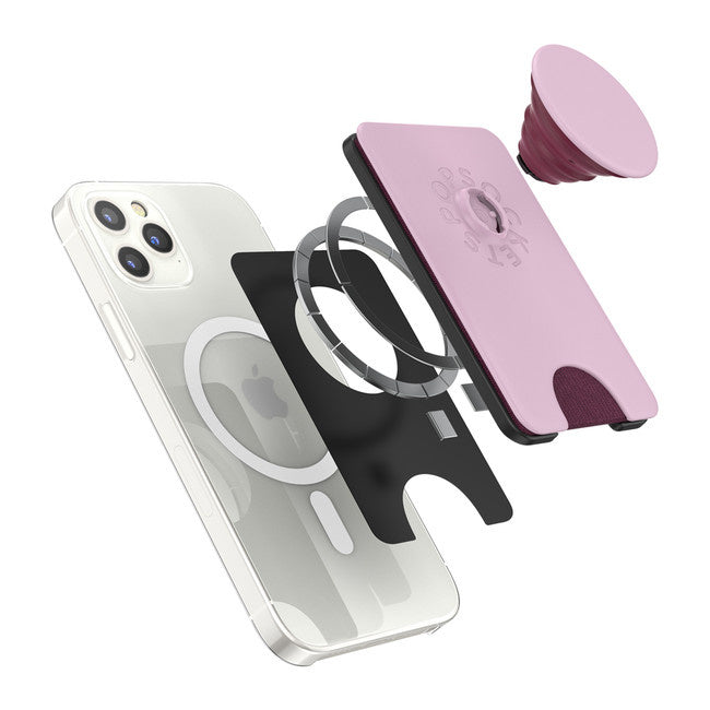 PopSockets PopWallet+ for MagSafe - Blush Pink