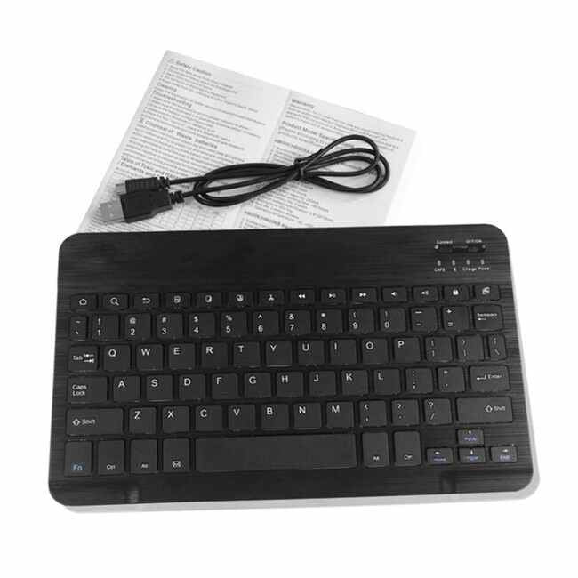 Bluetooth Keyboard 10 inch without Background Light Black for Tablets