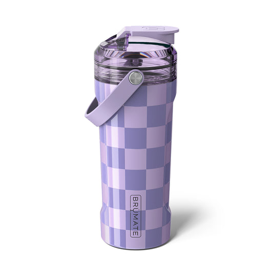BruMate Multishaker (26oz) - Lavender Checker