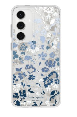 Kate Spade Galaxy S24 FE Protective Prints Case - Flowerbed Blue Everything Mobile Kate Spade Galaxy S24 FE Protective Prints Case - Flowerbed Blue Everything Mobile