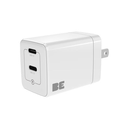 Blu Element Wall Charger Dual USB-C 35W - White (BULK)
