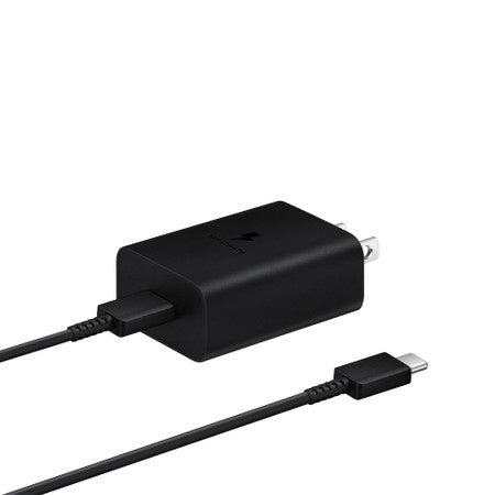 Samsung Wall Charger with USB-C to USB-C Cable 15W - Black