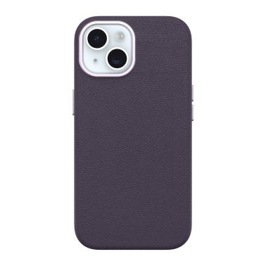 Otterbox iPhone 17e/16e15/14/13 Symmetry Cactus Leather w/ Magsafe - Purple Plum Luxe