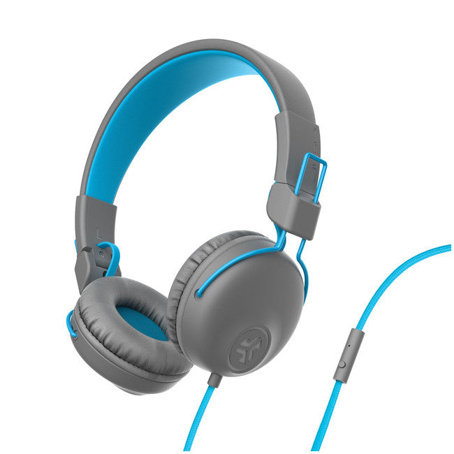 JLab Audio Studio On-Ear Headphones - Blue/Grey