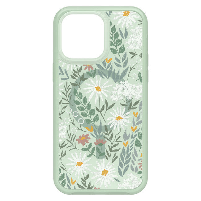 Otterbox iPhone 14 Pro Max Symmetry+ for MagSafe Clear Protective Case - Sage Advice (Green)