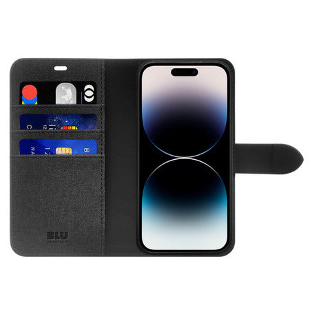 Blu Element iPhone 15 Pro Max Folio 2 in 1 Case with MagSafe - Black