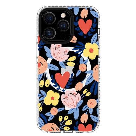 Blu Element iPhone 15 Pro Chromatic Print with MagSafe - Bright Floral