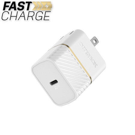 OtterBox Fast Charge PD Wall Charger USB-C 20W - White