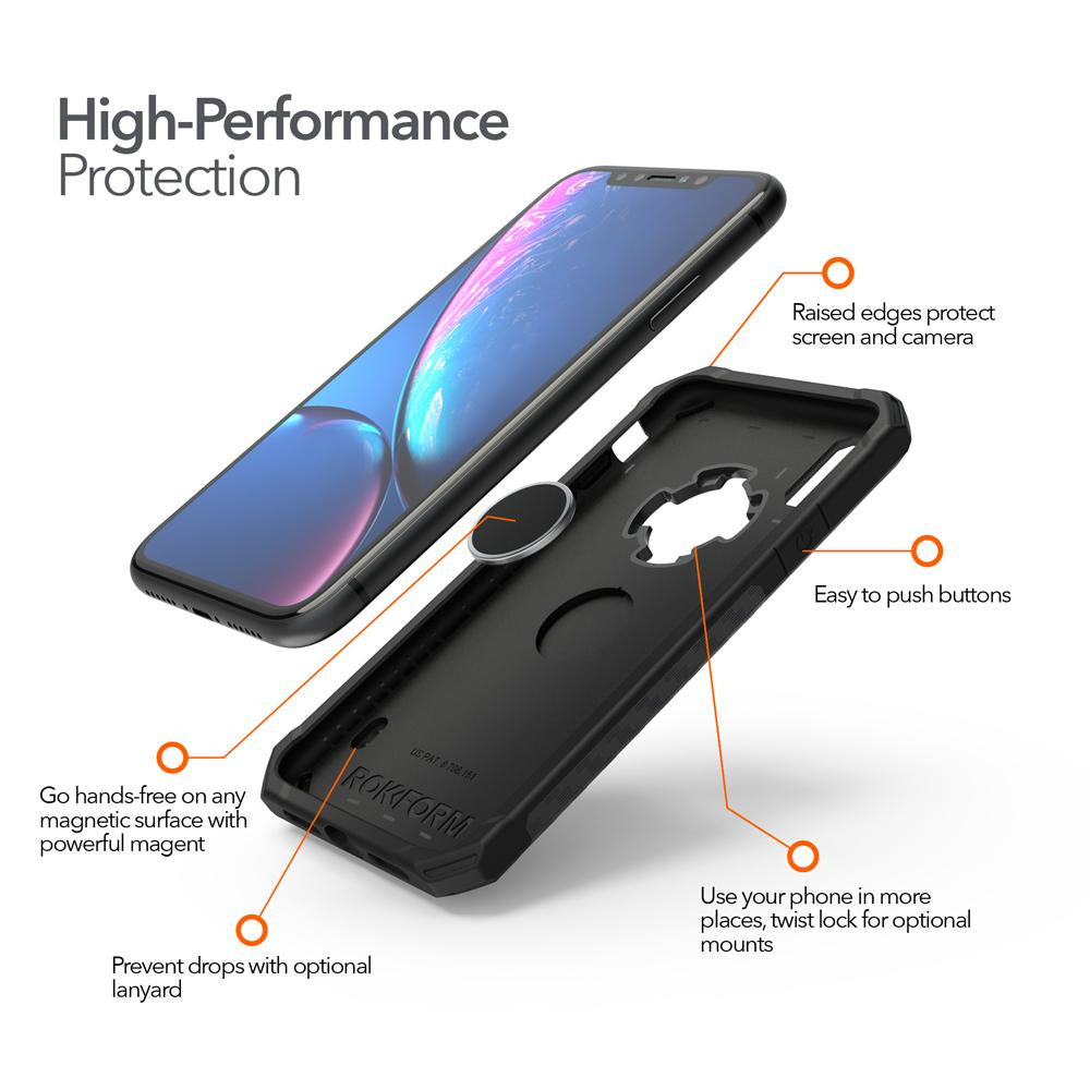 Rokform iPhone XR Rugged Case - Black