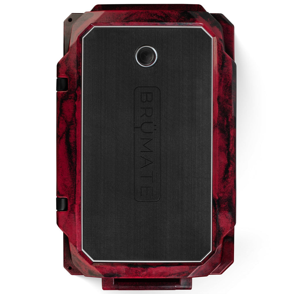 BruMate BruTank Rolling Cooler (55-Quart) - Red & Black Swirl