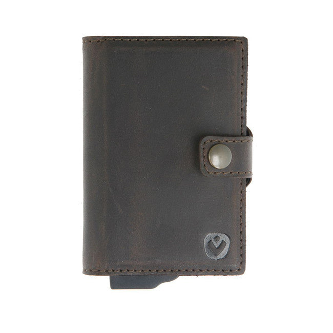 Valenta Leather Card Holder and Wallet - Brown