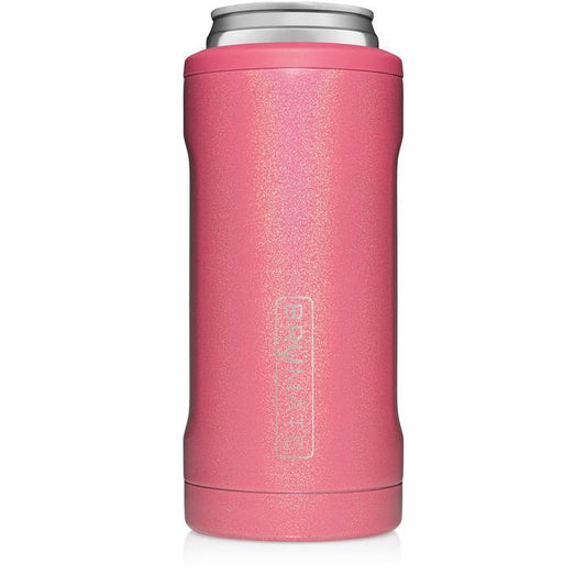 BruMate Hopsulator Slim (12oz slim cans) - Glitter Pink