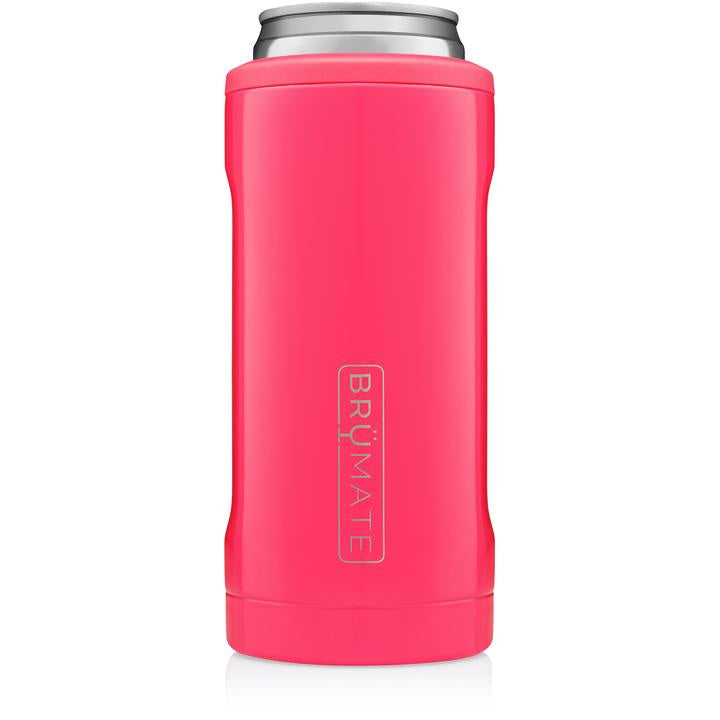 BruMate Hopsulator Slim (12oz slim cans) - Neon Pink