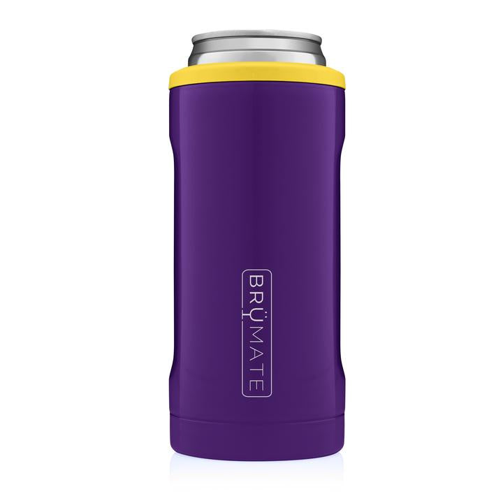BruMate Hopsulator Slim (12oz slim cans) - Purple & Yellow (DISCONTINUED)