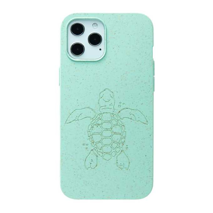 Pela iPhone 11 Pro Max Eco-Friendly Compostable Case - Turquoise Turtle
