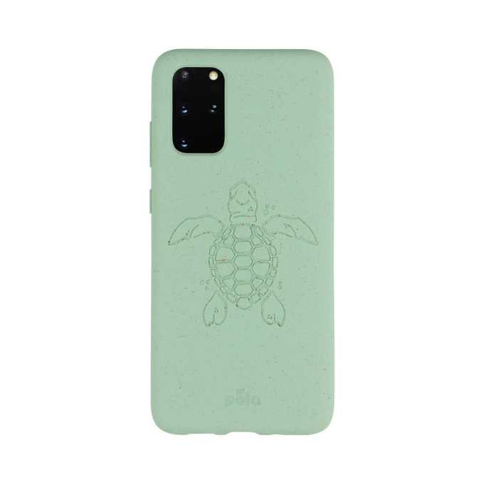 Pela Galaxy S20+ 5G Eco-Friendly Compostable Case - Turquoise (Turtle Edition)