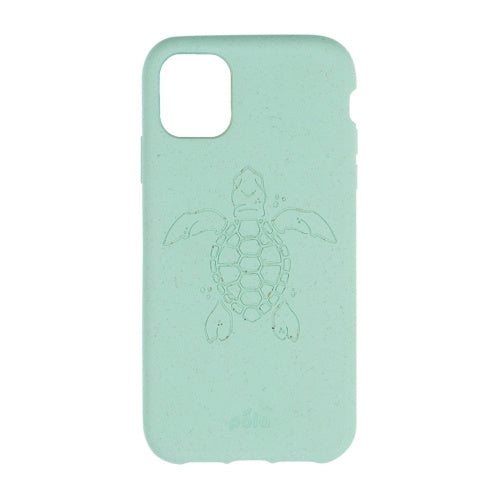 Pela iPhone 11 Pro Eco-Friendly Compostable Case - Turquoise Turtle