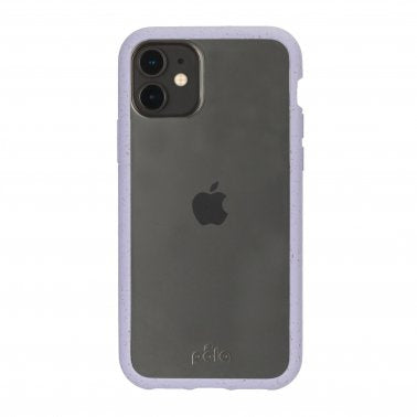 Pela iPhone 11/XR Eco-Friendly Compostable Case - Clear/Lavender