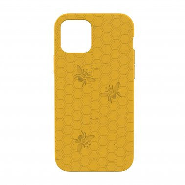 Pela iPhone 12/12 Pro Eco-Friendly Compostable Case - Yellow Honey Bee