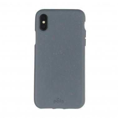 Pela iPhone X/Xs Eco-Friendly Compostable Case - Shark Skin Grey