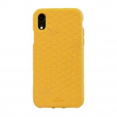 Pela iPhone XR Eco-Friendly Compostable Case - Honey Bee
