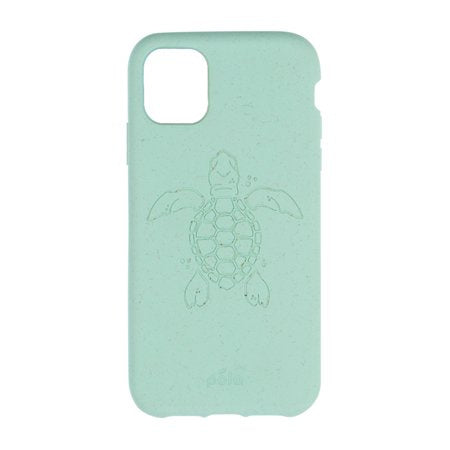 Pela iPhone XR/11 Eco-Friendly Compostable Case - Turquoise Turtle