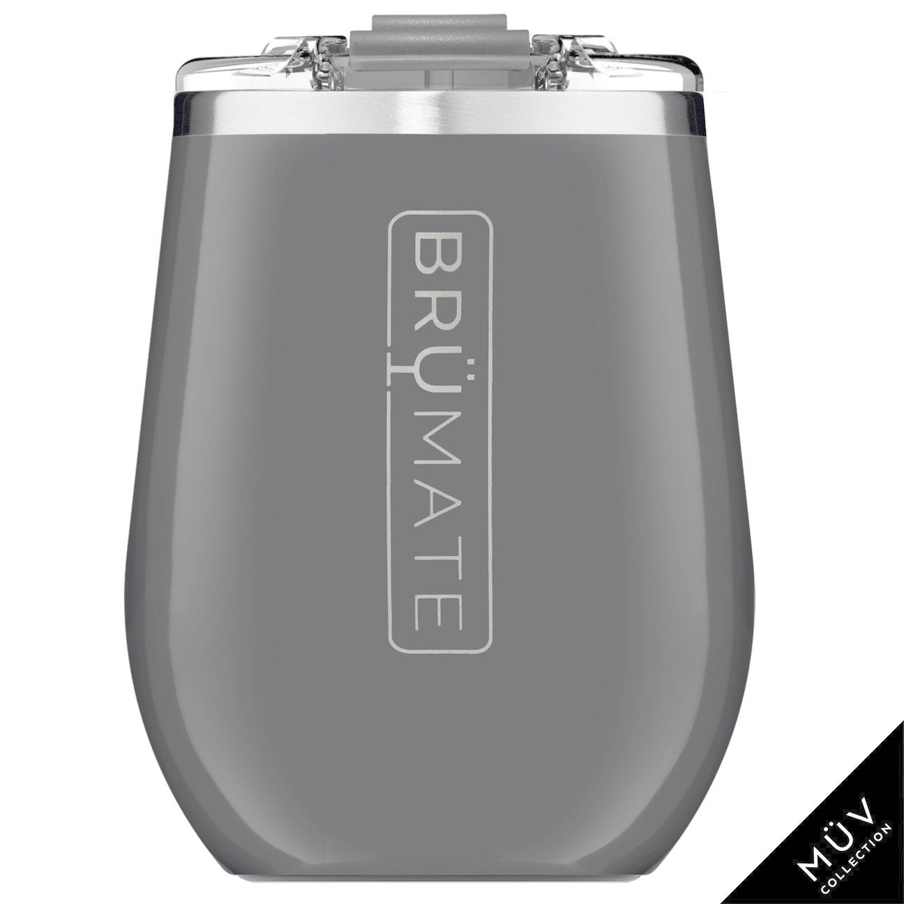 BruMate Uncork'd XL MUV 14oz Wine Tumbler - Charcoal Grey