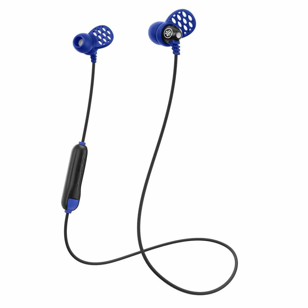 JLab Audio Metal Wireless Rugged Earbuds - Black/Blue