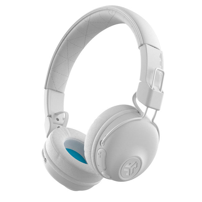 JLab Audio Studio Bluetooth Wireless On-Ear Headphones - White