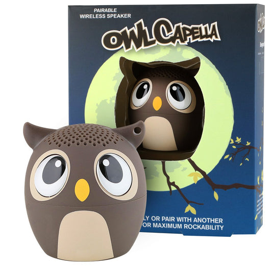 My Audio Pet Bluetooth Speaker Owl - Brown OwlCapella