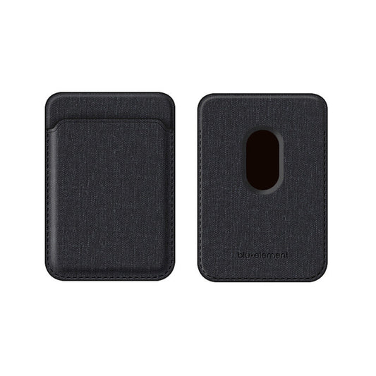 Blu Element iPhone 12 Pro Max/12 Pro/12/12 mini MagSafe Compatible Fabric Card Holder Wallet - Black