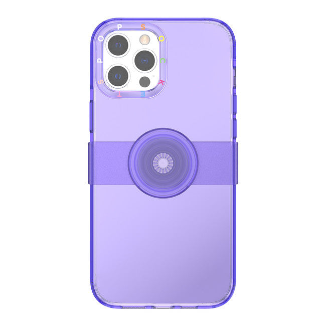PopSockets PopCase iPhone 12 Pro Max - Purple Ice