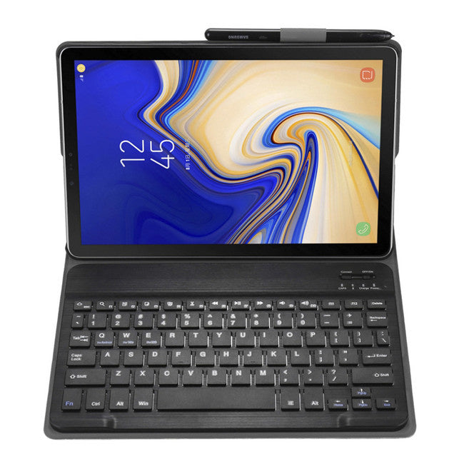 Blu Element Galaxy Tab S6 Lite 2020 Folio Case w/ Bluetooth Keyboard - Black