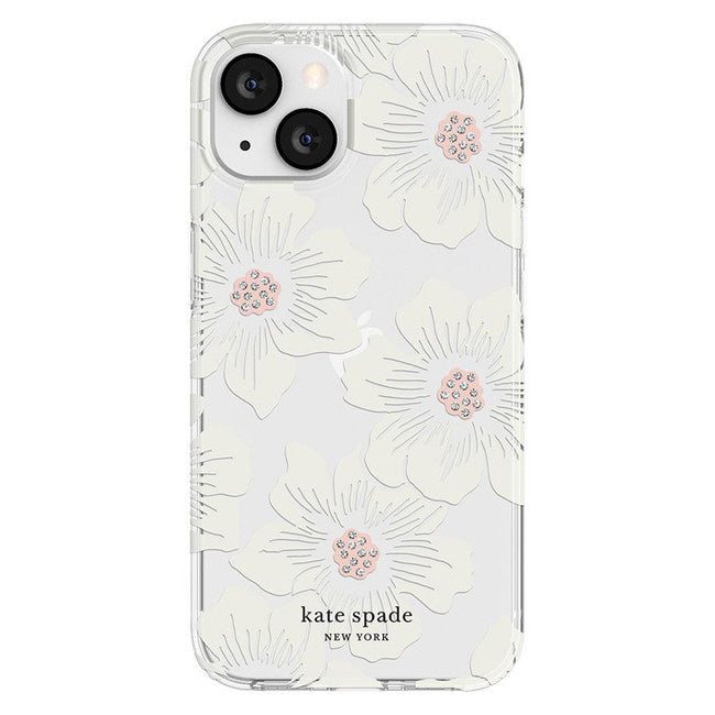 Kate Spade iPhone 13 Protective Hardshell Case - Hollyhock Floral