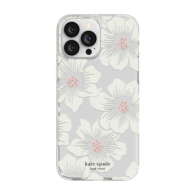 Kate Spade iPhone 13 Pro Max / 12 Pro Max Protective Hardshell Case - Hollyhock Floral