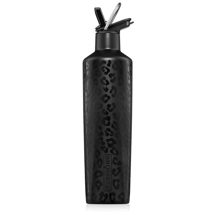 BruMate ReHydration Bottle (25oz) - Onyx Leopard